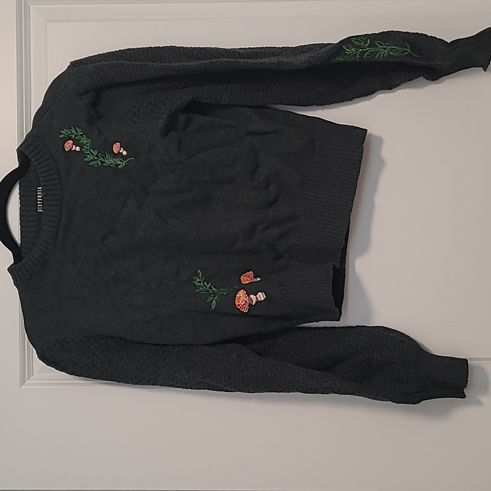Cropped Cottagecore Sweater